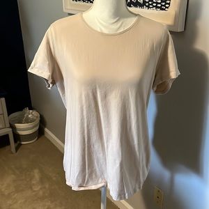 Cream stretch top Comfortable and cold to wear dress up her dress down